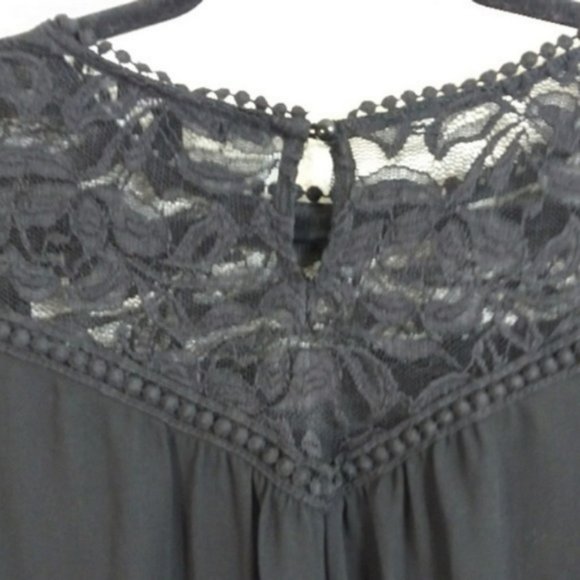 Shift Career Party Dress Black Lace - Picture 3 of 7